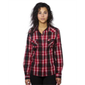 Picture of Ladies' Western Plaid Long-Sleeve Shirt