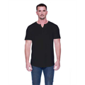 Picture of Men's 4.3 oz., CVC Slit V-Neck T-Shirt