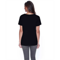 Picture of Ladies' 3.69 oz., 50% Cotton / 50% Modal Open V-Neck T-Shirt