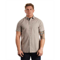 Picture of Men's Peached Poplin Short Sleeve Woven Shirt
