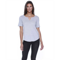 Picture of Ladies' Cotton/Modal Slit V-Neck