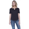 Picture of Ladies' Cotton/Modal Slit V-Neck