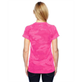 Picture of Ladies' 4.1 oz. Double Dry® V-Neck T-Shirt