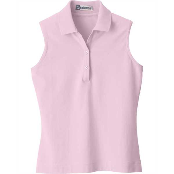 Picture of Ladies Sleeveless Stretch Jersey Polo