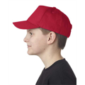 Picture of Youth Classic Cut Cotton Twill 5-Panel Cap
