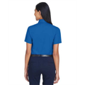 Picture of Ladies' Easy Blend™ Short-Sleeve Twill Shirt with Stain-Release