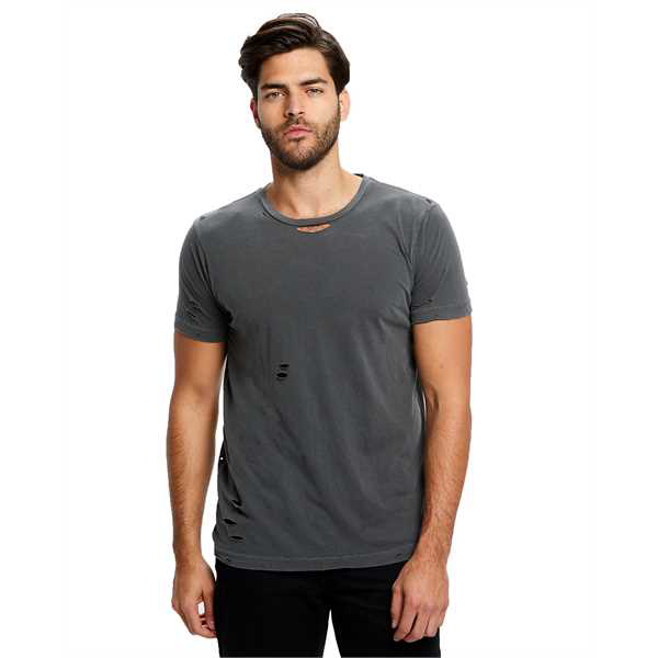 Picture of Unisex Pigment-Dyed Destroyed T-Shirt