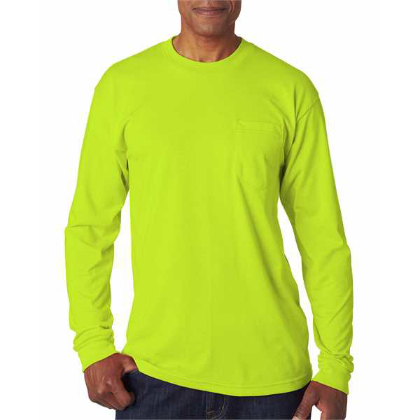 Picture of Adult Long-Sleeve T-Shirt with Pocket
