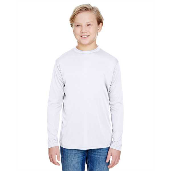 Picture of Youth Long Sleeve Cooling Performance Crew Shirt