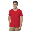 Picture of Unisex 4.2 oz., Fine Jersey V-Neck T-Shirt