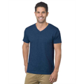 Picture of Unisex 4.2 oz., Fine Jersey V-Neck T-Shirt
