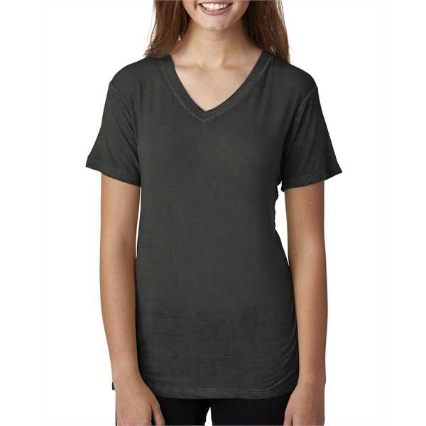 Picture of Ladies' Oasis Wash V-Neck T-Shirt