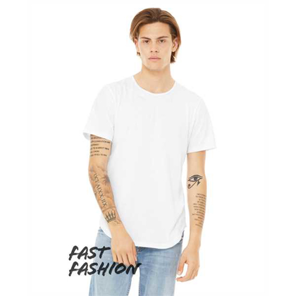 Picture of Fast Fashion Men's Curved Hem Short Sleeve T-Shirt