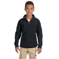 Picture of Youth 8 oz. NuBlend® Quarter-Zip Cadet Collar Sweatshirt