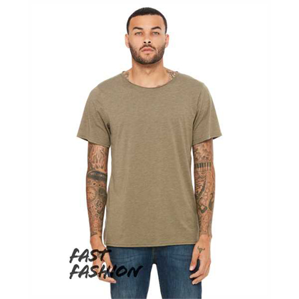 Picture of Fast Fashion Unisex Triblend Raw Neck T-Shirt