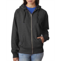 Picture of Ladies' Glitter French Terry Contrast Full-Zip Hood