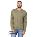 Picture of Fast Fashion Unisex Triblend Raw Neck Long-Sleeve T-Shirt