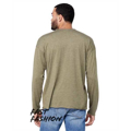 Picture of Fast Fashion Unisex Triblend Raw Neck Long-Sleeve T-Shirt