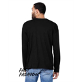 Picture of Fast Fashion Unisex Triblend Raw Neck Long-Sleeve T-Shirt