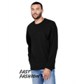 Picture of Fast Fashion Unisex Triblend Raw Neck Long-Sleeve T-Shirt