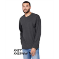 Picture of Fast Fashion Unisex Triblend Raw Neck Long-Sleeve T-Shirt