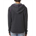 Picture of Ladies' Triblend Half-Zip Fleece Hood