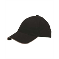 Picture of 100% Brushed Cotton Twill Structured Sandwich Cap