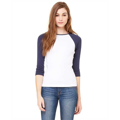 Picture of Ladies' Baby Rib 3/4-Sleeve Contrast Raglan T-Shirt