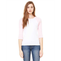 Picture of Ladies' Baby Rib 3/4-Sleeve Contrast Raglan T-Shirt