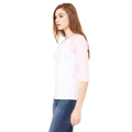 Picture of Ladies' Baby Rib 3/4-Sleeve Contrast Raglan T-Shirt