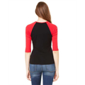 Picture of Ladies' Baby Rib 3/4-Sleeve Contrast Raglan T-Shirt