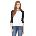 Picture of Ladies' Baby Rib 3/4-Sleeve Contrast Raglan T-Shirt