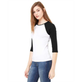 Picture of Ladies' Baby Rib 3/4-Sleeve Contrast Raglan T-Shirt