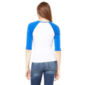 Picture of Ladies' Baby Rib 3/4-Sleeve Contrast Raglan T-Shirt