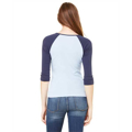 Picture of Ladies' Baby Rib 3/4-Sleeve Contrast Raglan T-Shirt