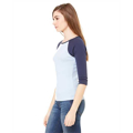 Picture of Ladies' Baby Rib 3/4-Sleeve Contrast Raglan T-Shirt