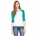 Picture of Ladies' Baby Rib 3/4-Sleeve Contrast Raglan T-Shirt