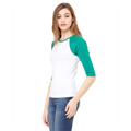 Picture of Ladies' Baby Rib 3/4-Sleeve Contrast Raglan T-Shirt