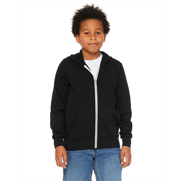 Picture of Youth Sponge Fleece Full-Zip Hooded Sweatshirt