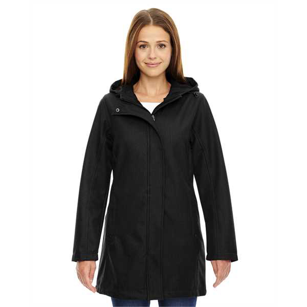 Picture of Ladies' City Textured Three-Layer Fleece Bonded Soft Shell Jacket